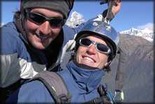 Tandem flight in Nepal